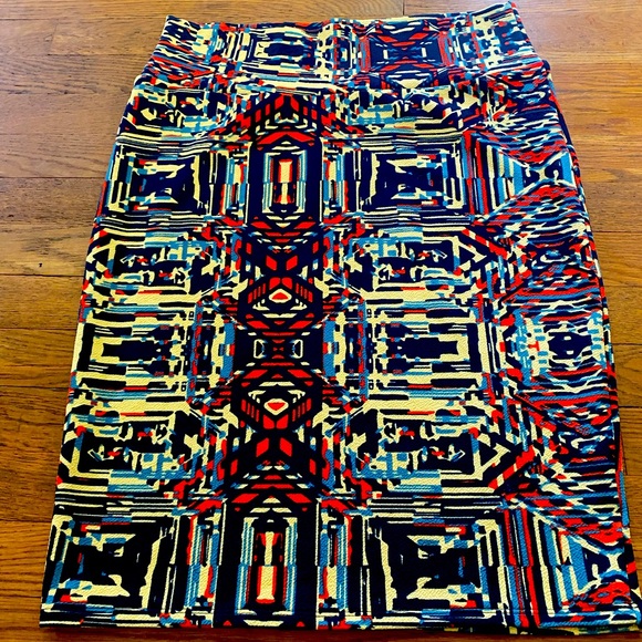 LulaRoe women’s Aztec print skirt - size L - Picture 2 of 6